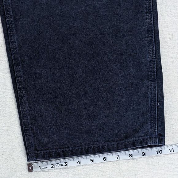 Carhartt B11-MDT Duck Canvas Loose Fit Carpenter Work Pants 43x28 Dark Blue - Picture 13 of 14